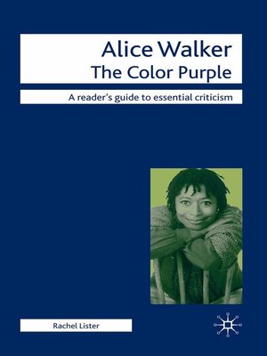 cover image of Alice Walker--The Color Purple